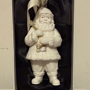 Pandora 2013 Limited Edition White Santa Ornament.